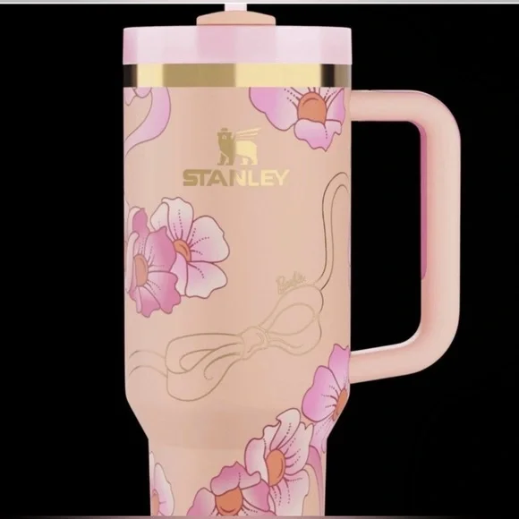BARBIE X Stanley Peach Barbie 40OZ Quencher Limited Edition Tumbler - Picture 3 of 4